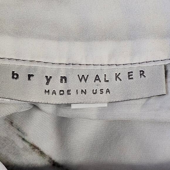 Bryn Walker Women's Silver Printed Danuta Jacket Size Large Oversized Lagenlook - Picture 7 of 11